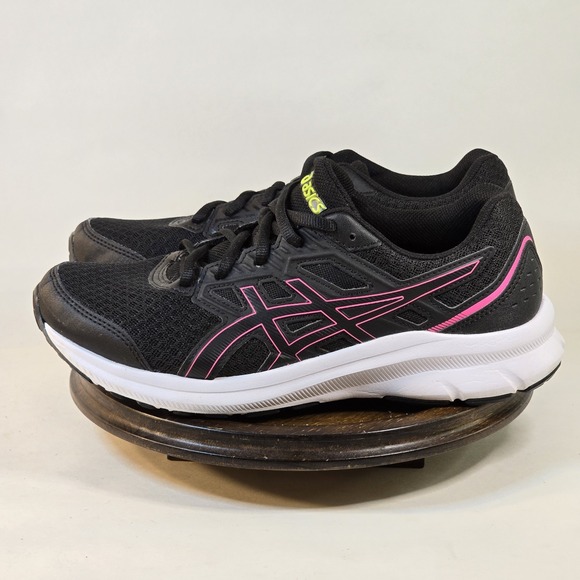 ASICS Women's Black and Pink Athletic Shoes - Picture 5 of 10